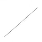 Aguja de cebar Evia hueca de acero inox de 1,4 mm con bisel para encarnar gusanas