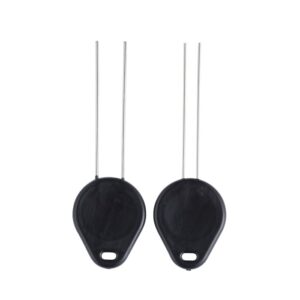 Aguja doble de cebar para licrar cebos de pesca, blister de 2 unidades