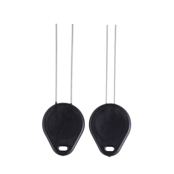Aguja doble de cebar para licrar cebos de pesca, blister de 2 unidades
