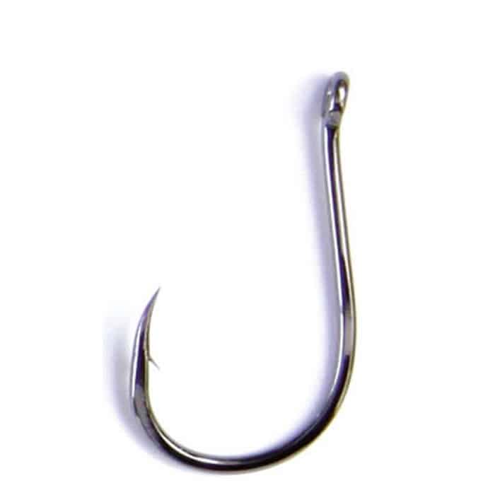 Anzuelo Asari Chinu Laser Carbon con anilla en color black nickel