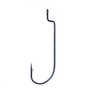 Anzuelo Asari jig lombriz 814 BNS en carbono con anilla