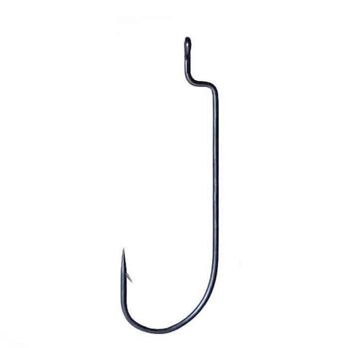 Anzuelo Asari jig lombriz 814 BNS en carbono con anilla