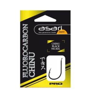 Anzuelo montado Asari Fluorocarbon Pro Chinu empatillado en fluorocarbono