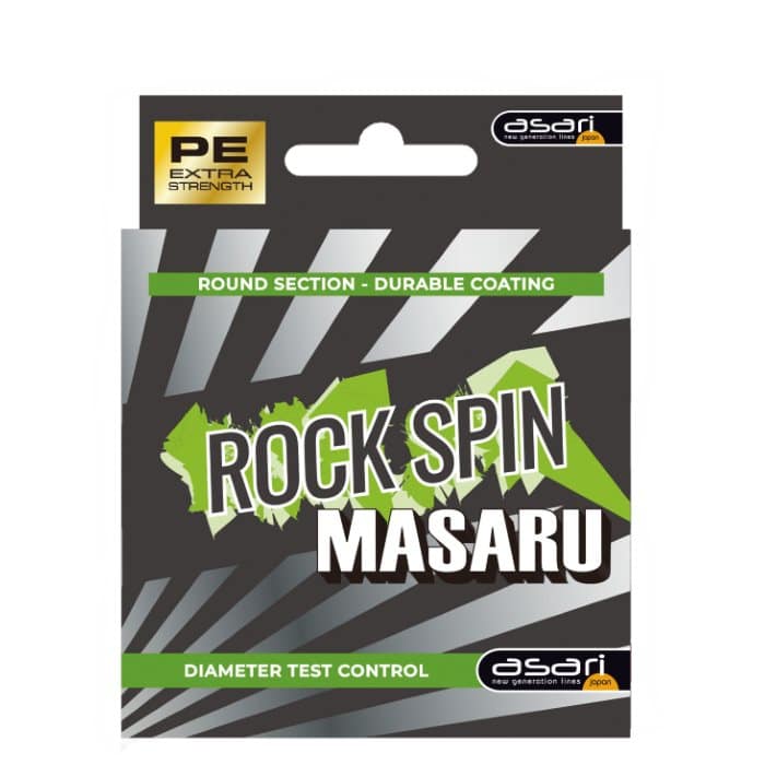 Trenzado Asari Masaru Rock Spin 8X de 8 hebras para rockfishing y spinning