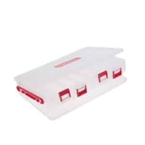 Caja Hart Double Face DF-1 con doble tapa y 14 compartimentos para señuelos