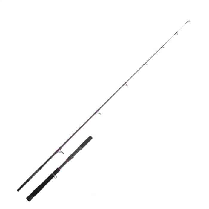 Caña Cinnetic Sky Line Purple Crazy Kayak 200 para pesca a trolling desde kayak