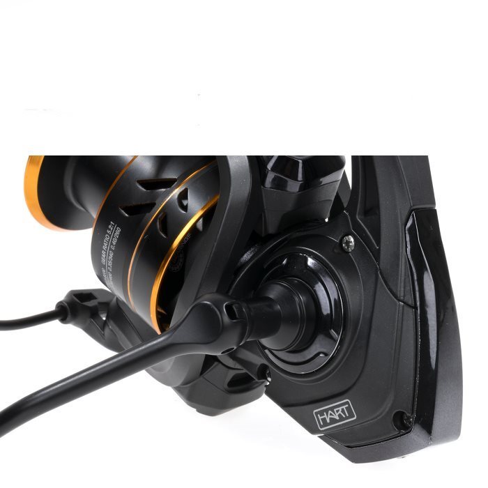 Carrete de pesca Hart E-System 3 6000 para spinning con bobina perforada
