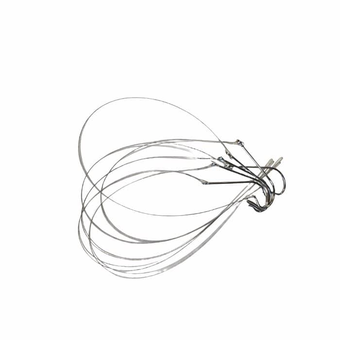 Cartera de anzuelos Asari con cable de acero para congrio - Barapesca