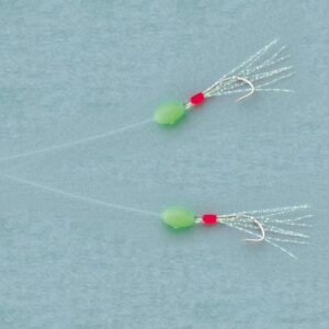 Chicharrera Asari Modelo 54 con 5 anzuelos y flecos para pesca vertical