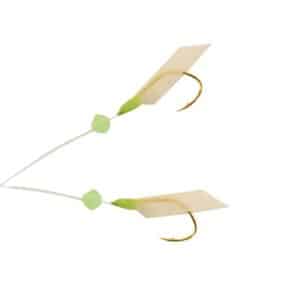 Chicharrera mini piel de pez dorado Asari con 6 anzuelos - Barapesca tienda de pesca Barakaldo