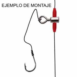 Emerillón Vercelli Crane Hole Rolling Cross para surfcasting
