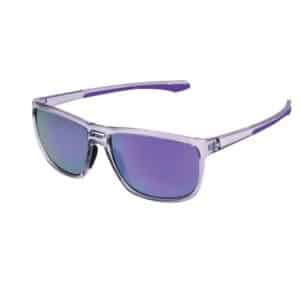 Gafas de pesca polarizadas Hart XHGAA con lentes espejadas azul violeta y montura transparente