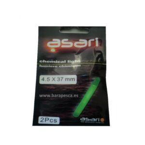 Luz química luminosa Asari SL 1+2 para pesca nocturna, en tienda de pesca de Barakaldo