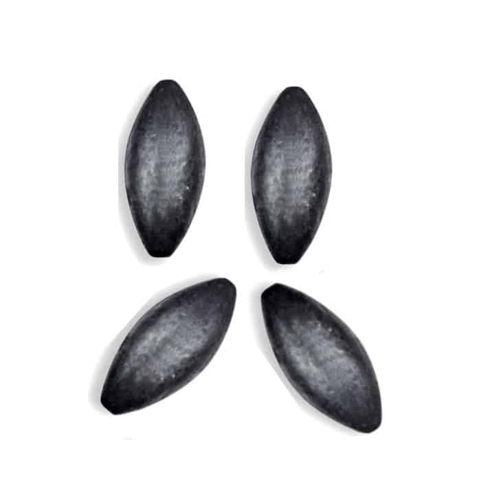 Blister de 4 plomos oliva redonda pasantes de Turkana Fishing