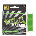 Bobina de 150m del trenzado Asari Masaru Rock Spin 8X verde fluo para pesca a spinning