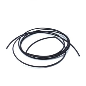 Tubo termoretráctil negro de Turkana Fishing para montaje de bajos de surfcasting