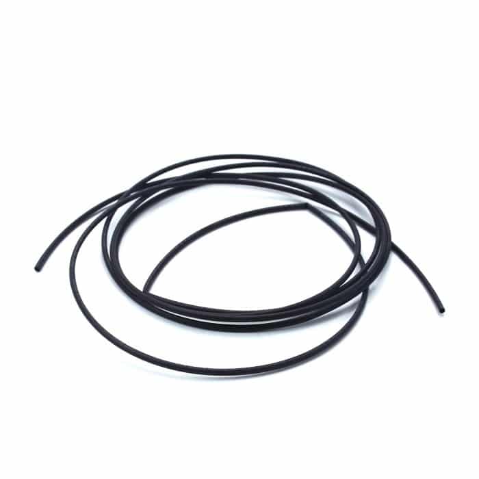 Tubo termoretráctil negro de Turkana Fishing para montaje de bajos de surfcasting