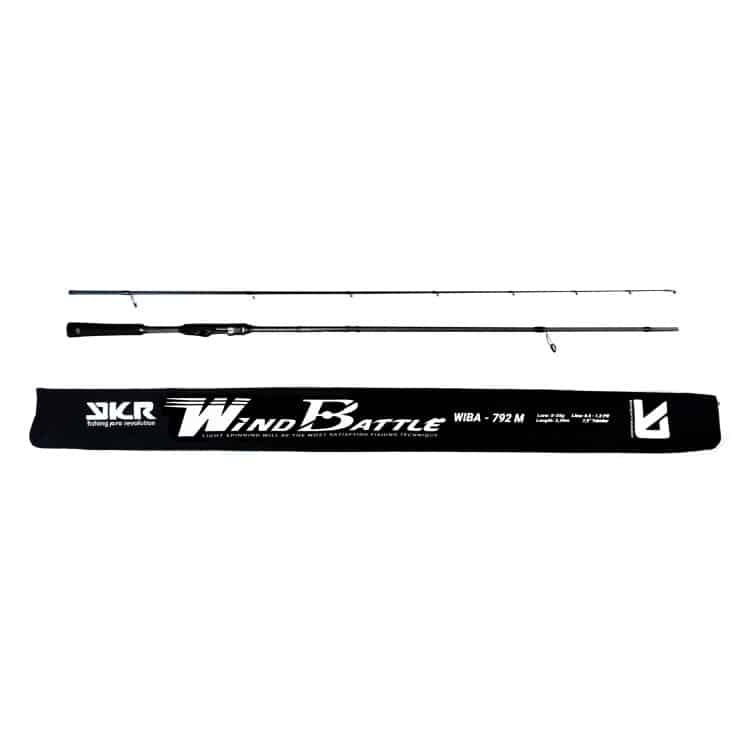 Caña de spinning YKR Windbattle 762ML White Edition