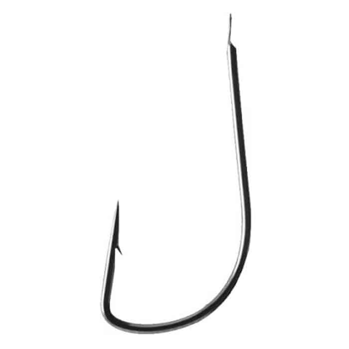 Anzuelo Vercelli Yamame ultrafino Black Nickel con paleta para surfcasting y competición