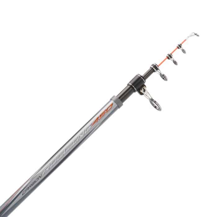 Caña Kali Kunnan Rolling 450 de carbono para pesca surfcasting desde playa, puerto o escollera