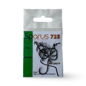 Blister del anzuelo Sparus 723 con anilla y pico loro