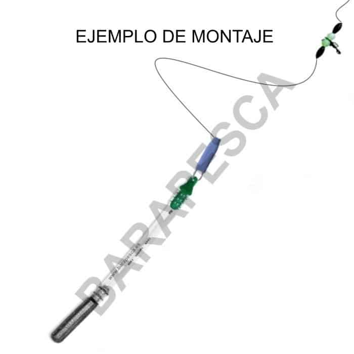 Montaje del plomo temolino Turkana Fishing levanta cebo para pesca en roca