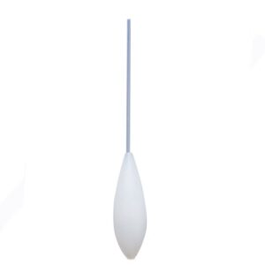 Bombeta bombarda Evia Slow Sinking blanca para pesca