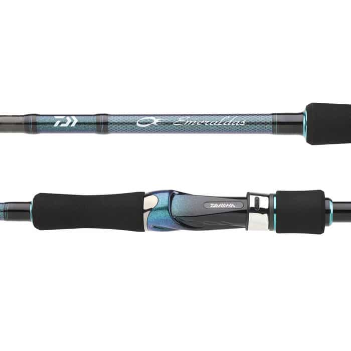 Caña de eging Daiwa Emeraldas E 88 MLTT para la pesca del calamar y el jibión