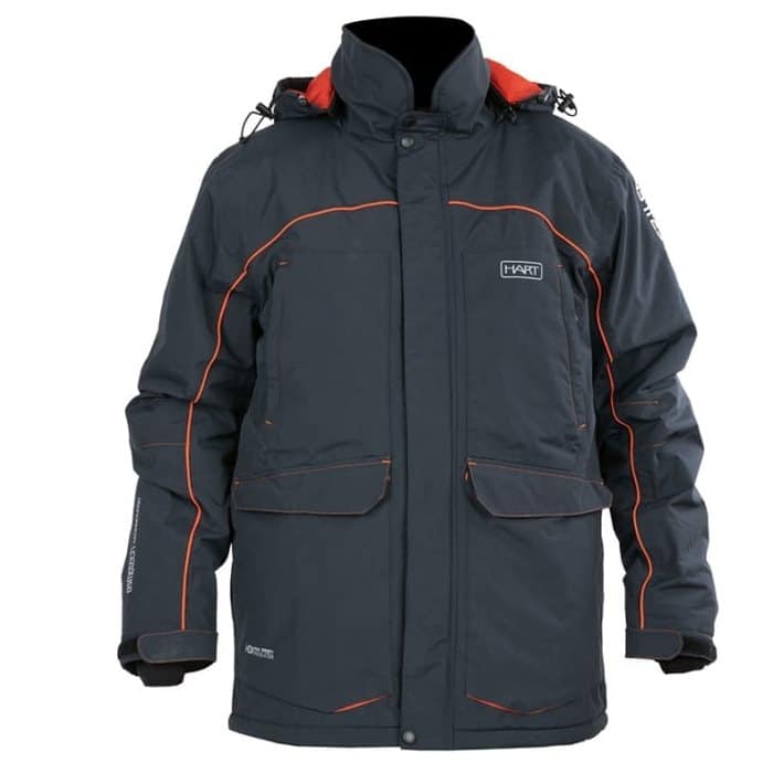 Chaqueta de pesca Hart Abyssal con capucha desmontable y cuello alto