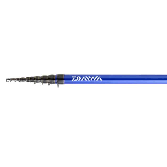 Caña de boya Daiwa Megaforce Power Float 60 de 6 m plegada y montada