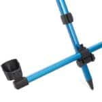 Trípode de surf Vercelli Fisso, soporte de cañas en aluminio anodizado azul