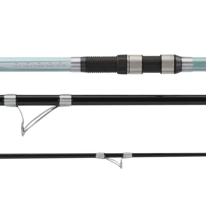 Detalle de la puntera híbrida de la caña Kali Kunnan Rowler 420 H de surfcasting