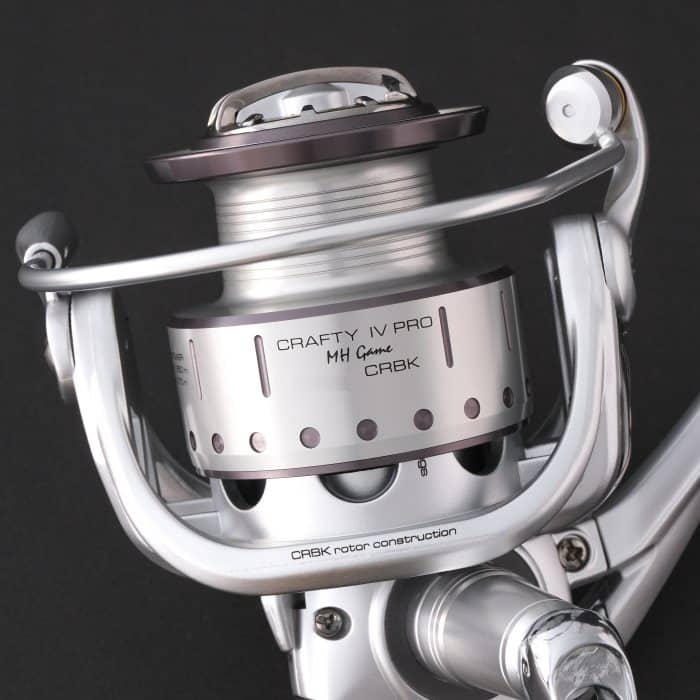 Carrete de pesca Cinnetic Crafty IV PRO MH Game 5500 con bobina de aluminio