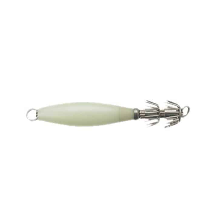 Jibionera Evia de plástico fosforescente de 8 cm con doble corona