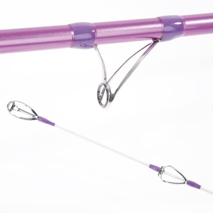 Detalle de la caña Vercelli Oxygen Morena 420 para pesca a surfcasting