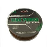 Bobina de monofilamento Wakasu Max Power Multicolor de 1000m para pesca