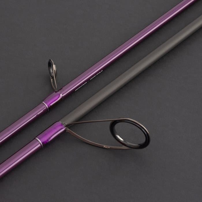 Caña Cinnetic Sky Line Purple Darting Spin 258M con anillas Fuji