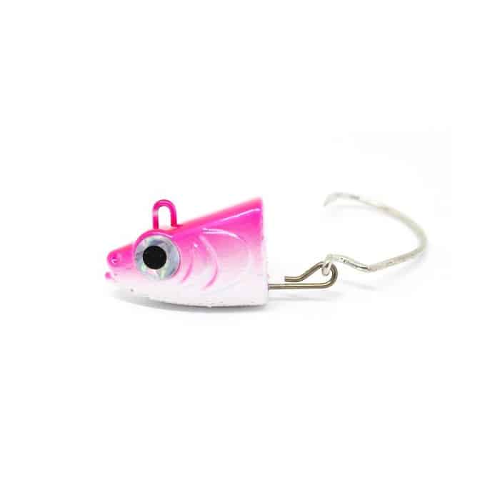 Cabeza plomada YKR Kisuto 12g color pink para spinning