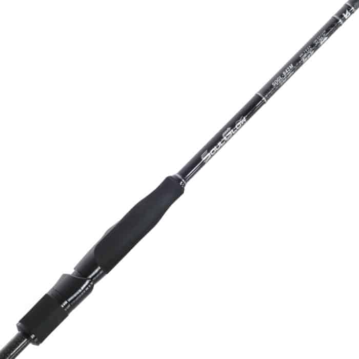 Caña YKR Soulglow Solid Tip hybrid de eging, acabado White Edition