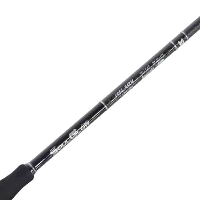 Caña YKR Soulglow Tubular Tip 842M White Edition para eging