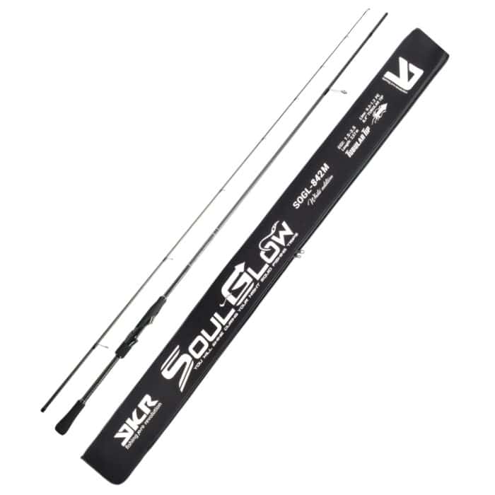 Caña YKR Soulglow Tubular White Edition, modelo específico de eging