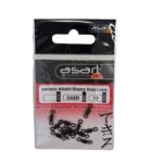 Emerillon giratorio Asari Ebony Roller en negro mate