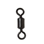 Emerillon Asari Ebony Roller giratorio negro para bajos de linea