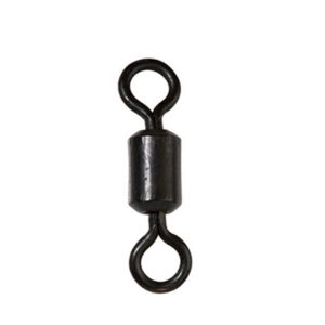 Emerillon Asari Ebony Roller giratorio negro para bajos de linea