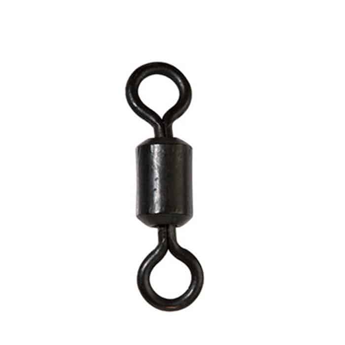 Emerillon Asari Ebony Roller giratorio negro para bajos de linea