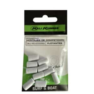 Perla flotante Kali Kunnan White TRS color blanco para levantar el cebo del fondo