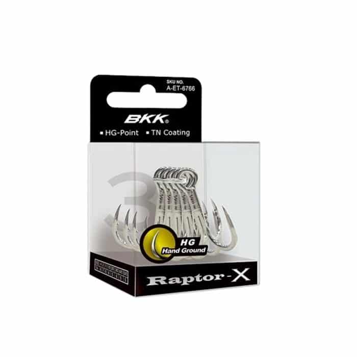 Anzuelo triple BKK Raptor X para armar señuelos - Barapesca