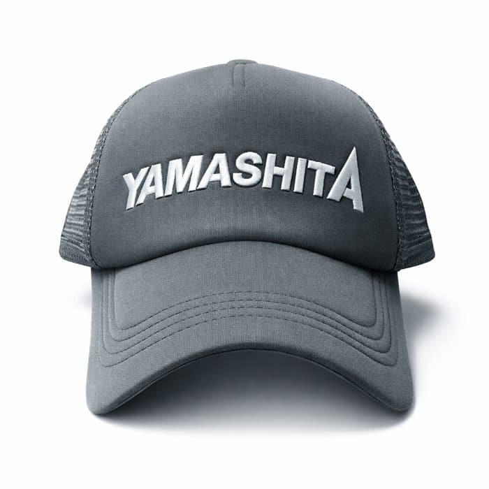 Gorra de pesca Yamashita gris de talla única para eging