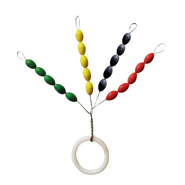Stopper de silicona ovalado multicolor Vercelli BV10 para montaje de bajos de línea