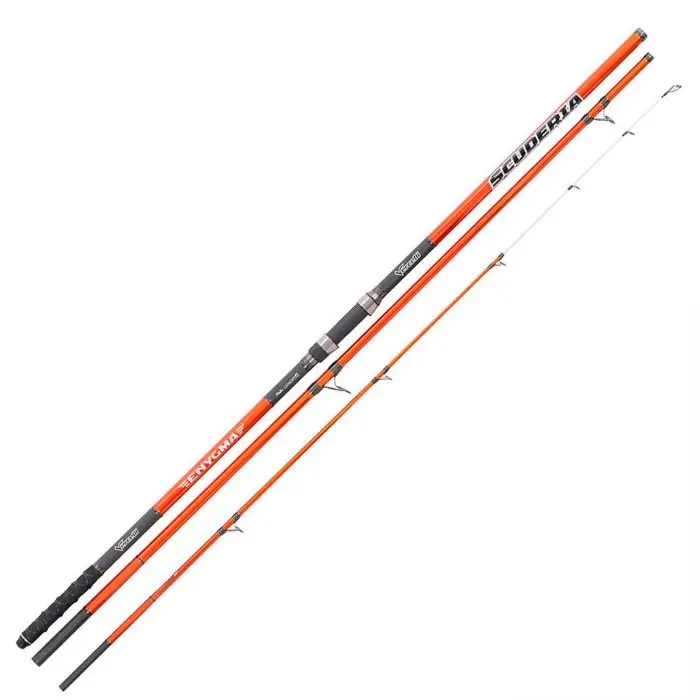 Caña Vercelli Enygma Scuderia 420 Hybrid de surfcasting con anillas FUJI K
